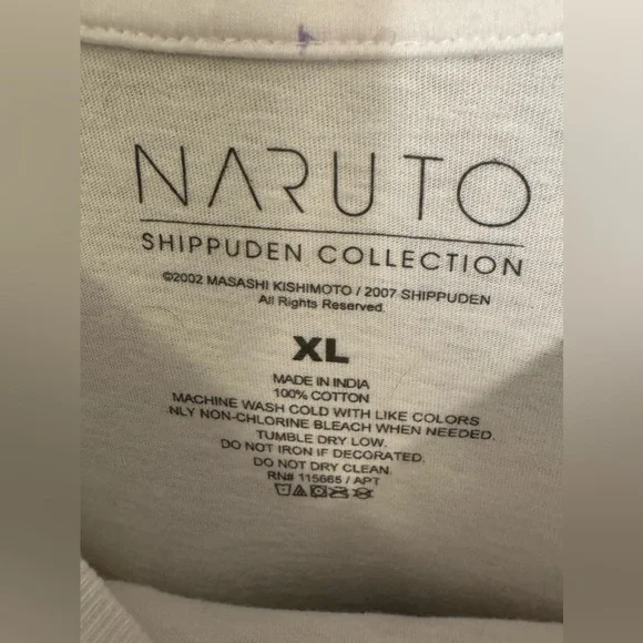 Vintage Y2K Naruto Uzumaki Shippiden Collection Long Sleeve Tee Shirt Size XL - Picture 3 of 4